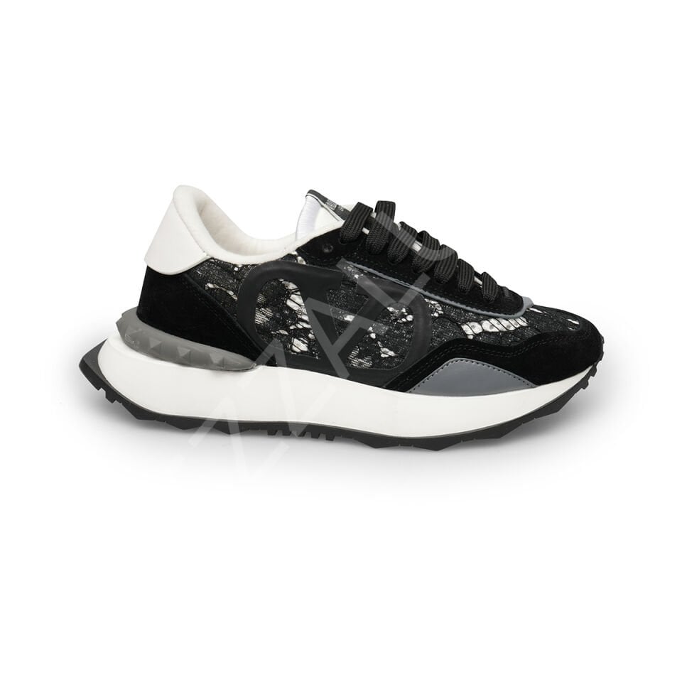 Vltn 578 Siyah Dantelli Kadın Ayakkabı