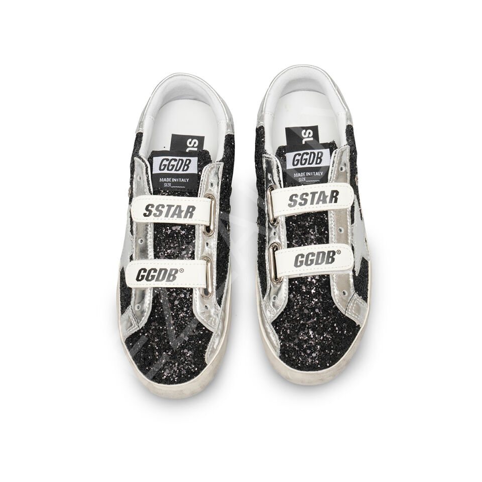 Gg 106 Siyah Taşlı Cırt Kadın Ayakkabı