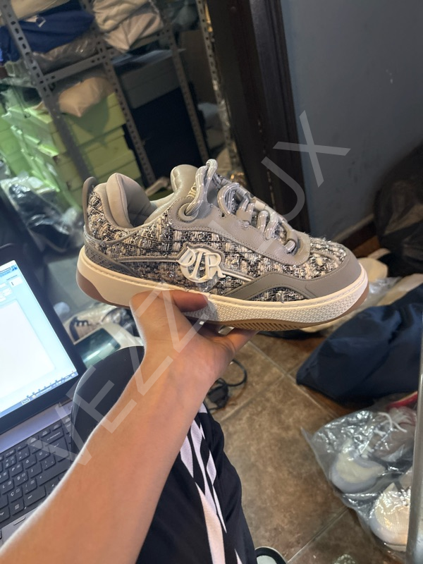 Dior 1015 Full Gri Beyaz Taban Erkek Ayakkabı