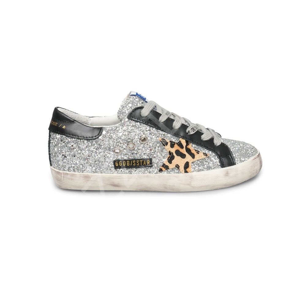 Gg 145 Leopar Yıldız Silver Kadın Ayakkabı