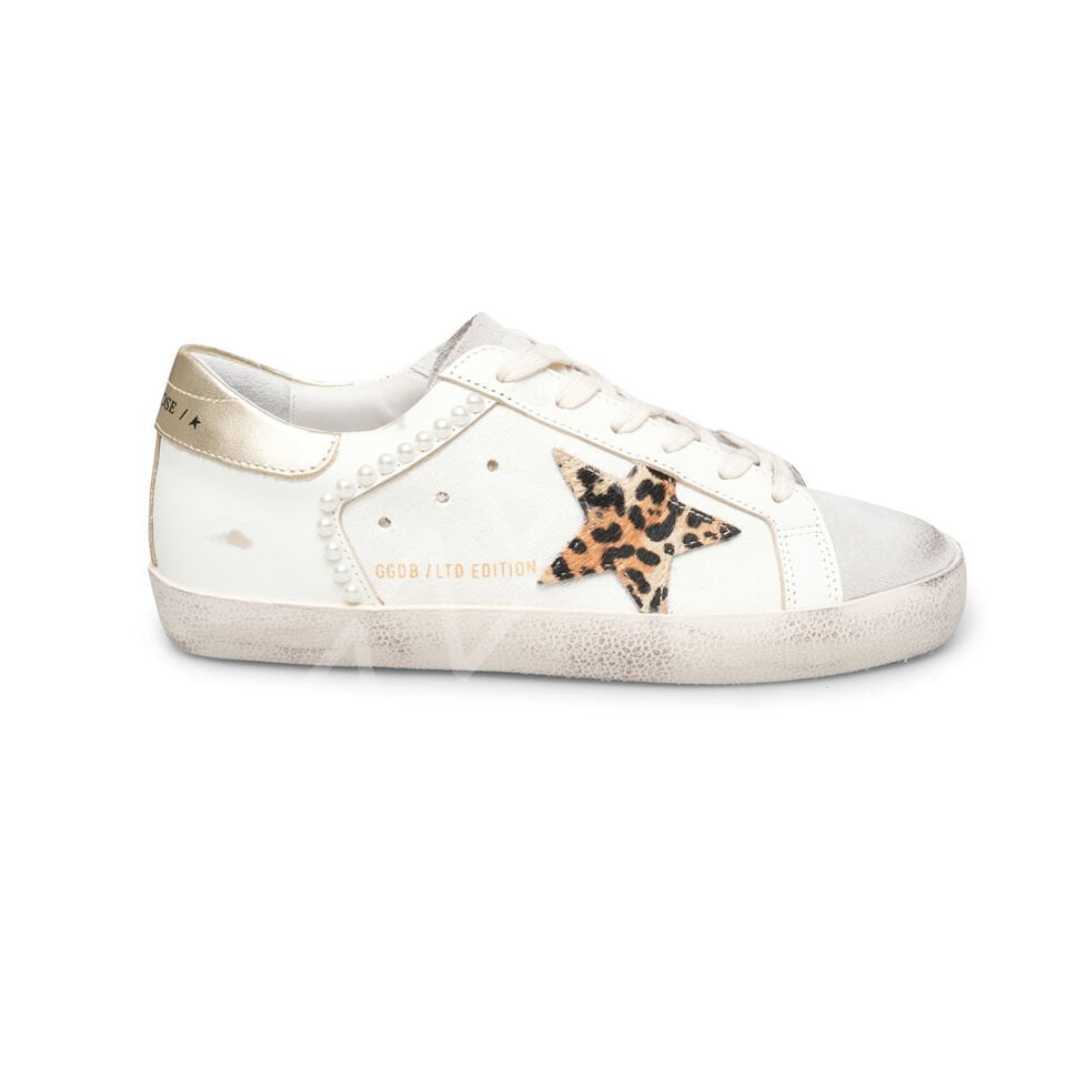 Gg 28 Boncuk Leopar Kadın Ayakkabı