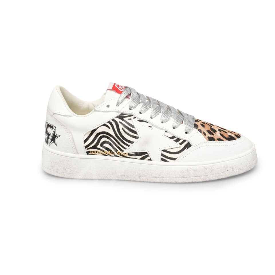 Gg 37 Önü Leopar Zebra Kadın Ayakkabı