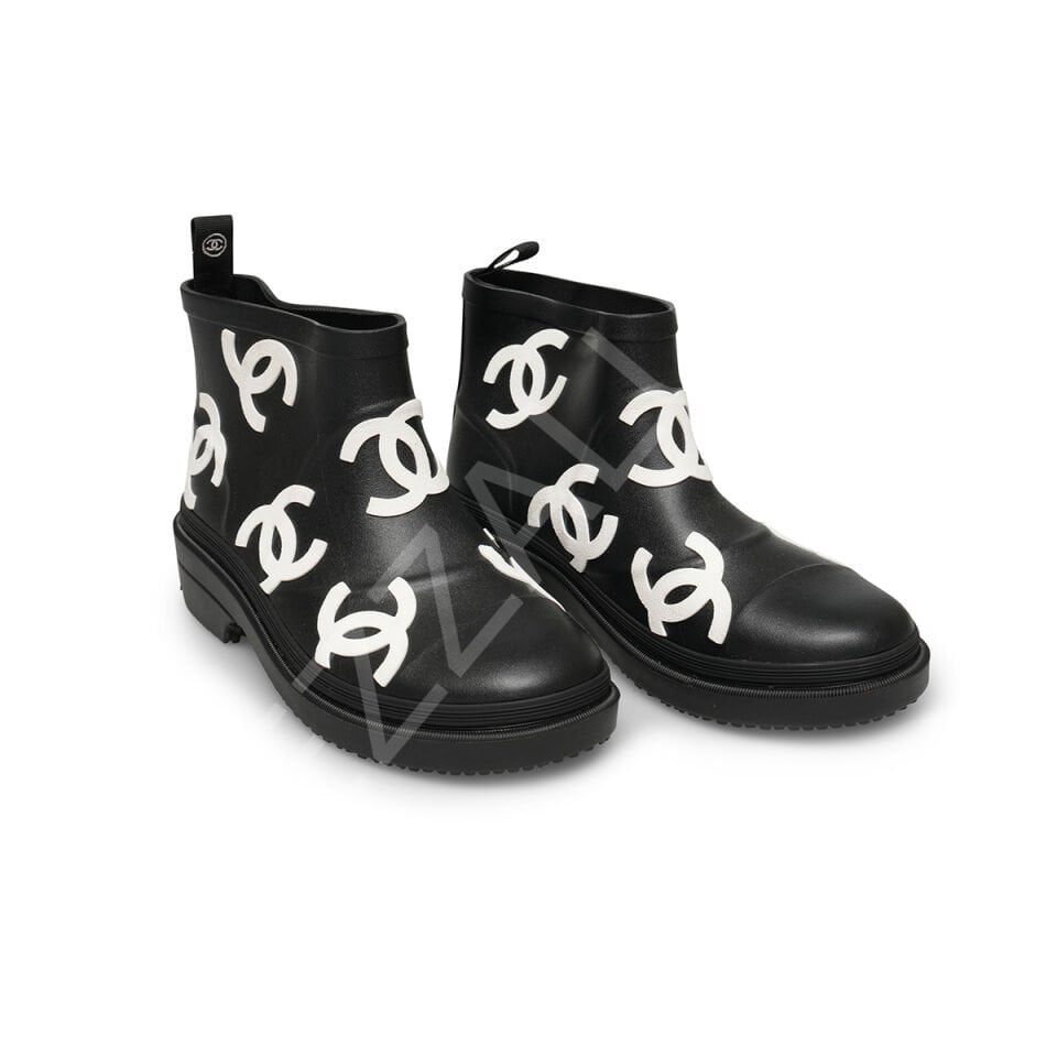 Chanel Y06 Logo Siyah Kadın Ayakkabı