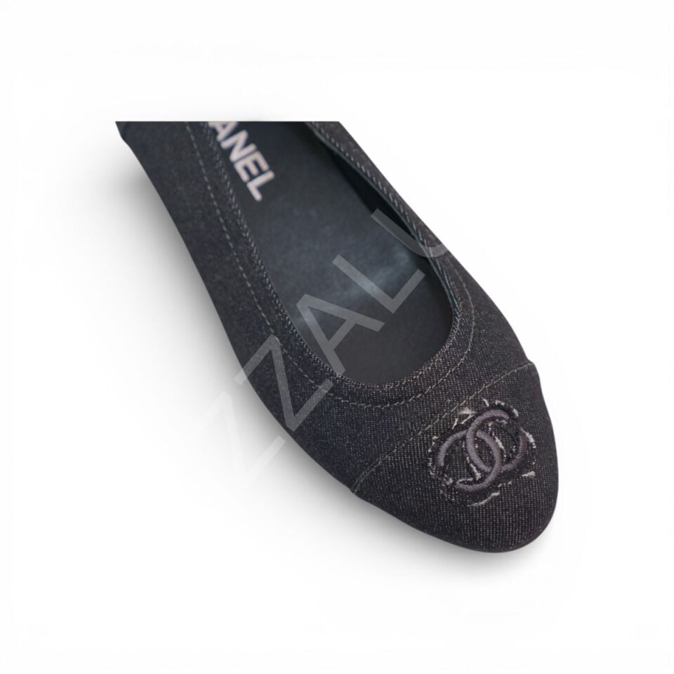 Chanel 20 Siyah Kot Kadın Ayakkabı