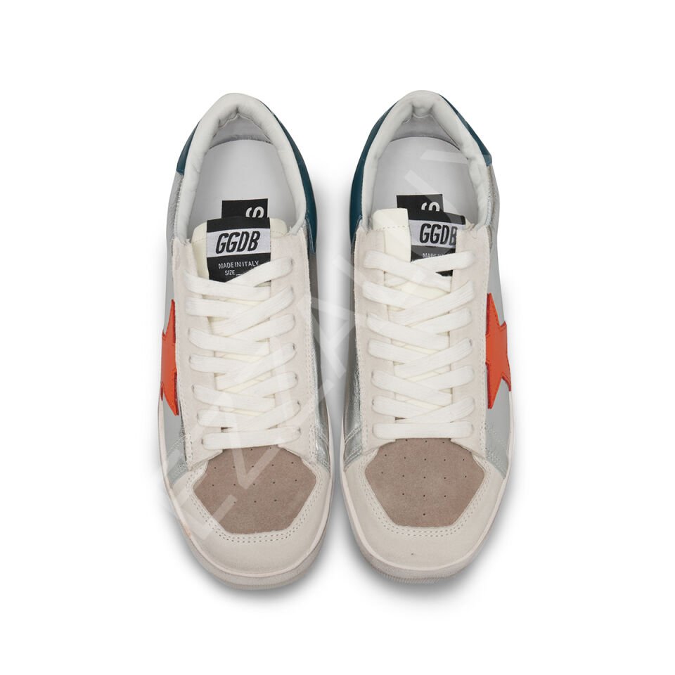 Gg 76 Gümüş Turuncu Yıldız Kadın Ayakkabı