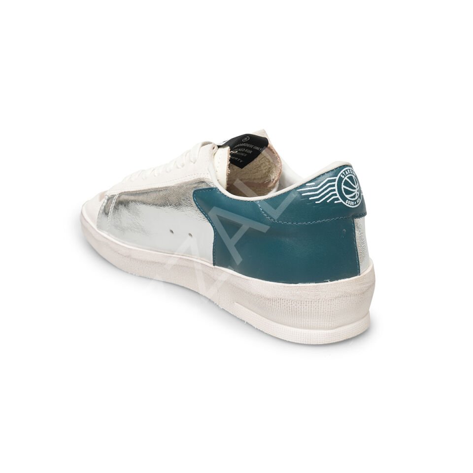 Gg 76 Gümüş Turuncu Yıldız Kadın Ayakkabı