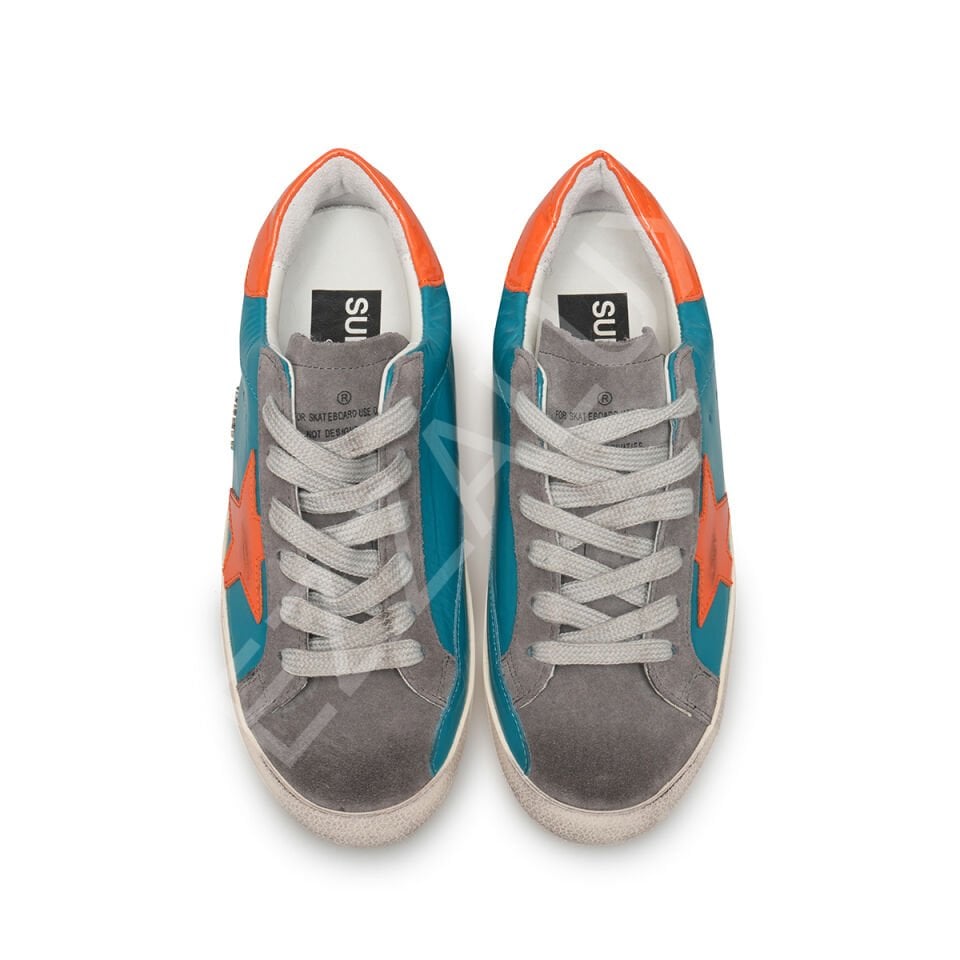 Gg 84 Mavi Turuncu Yıldız Kadın Ayakkabı