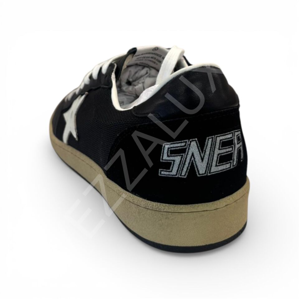 Gg 802 Siyah Yıldızı Beyaz Erkek Ayakkabı