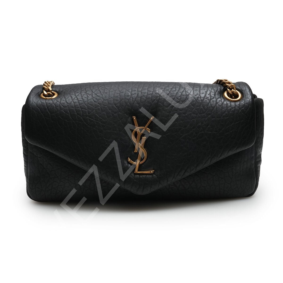 Ysl 243 Zincirli Siyah Dikdörtgen Kadın Çanta