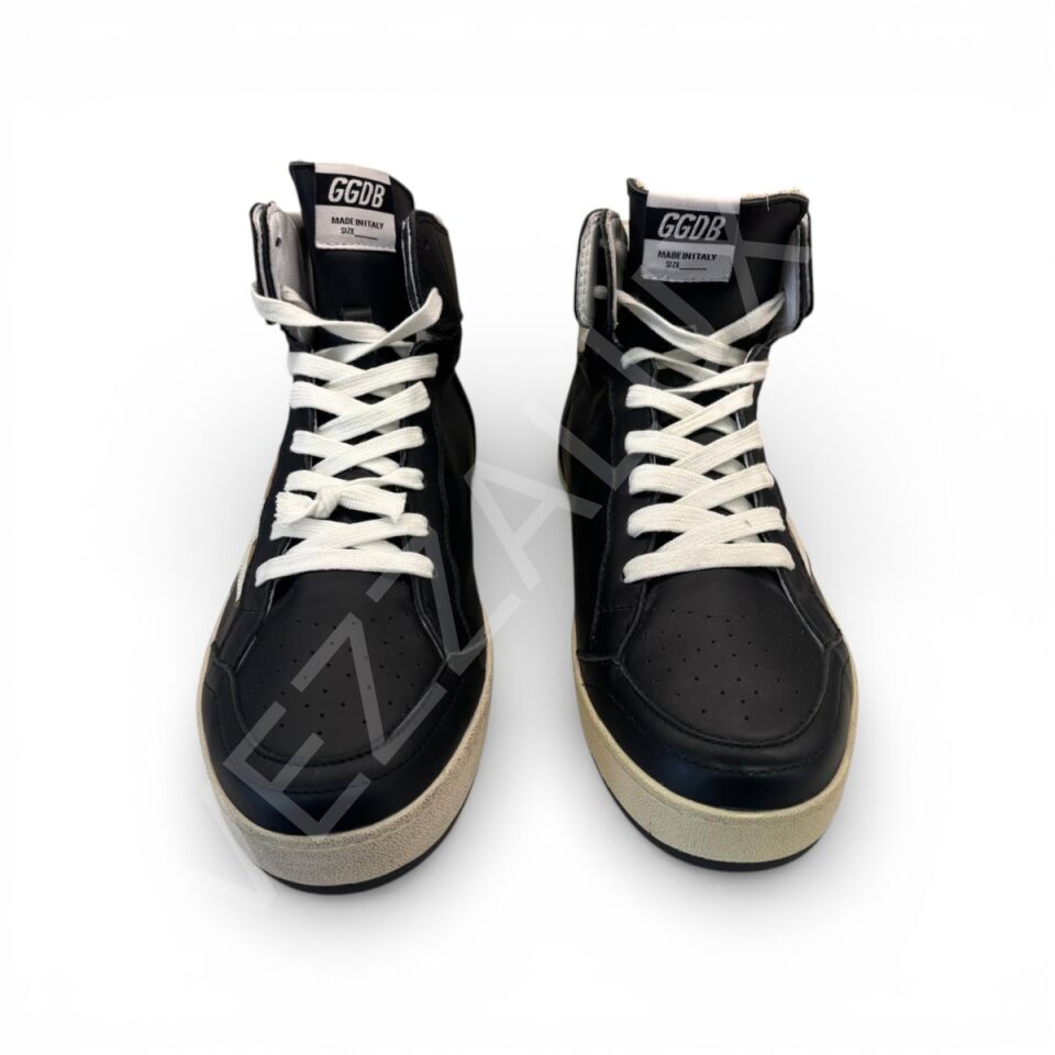 Gg 807 Siyah Boğazlı Beyaz Yıldız Erkek Ayakkabı