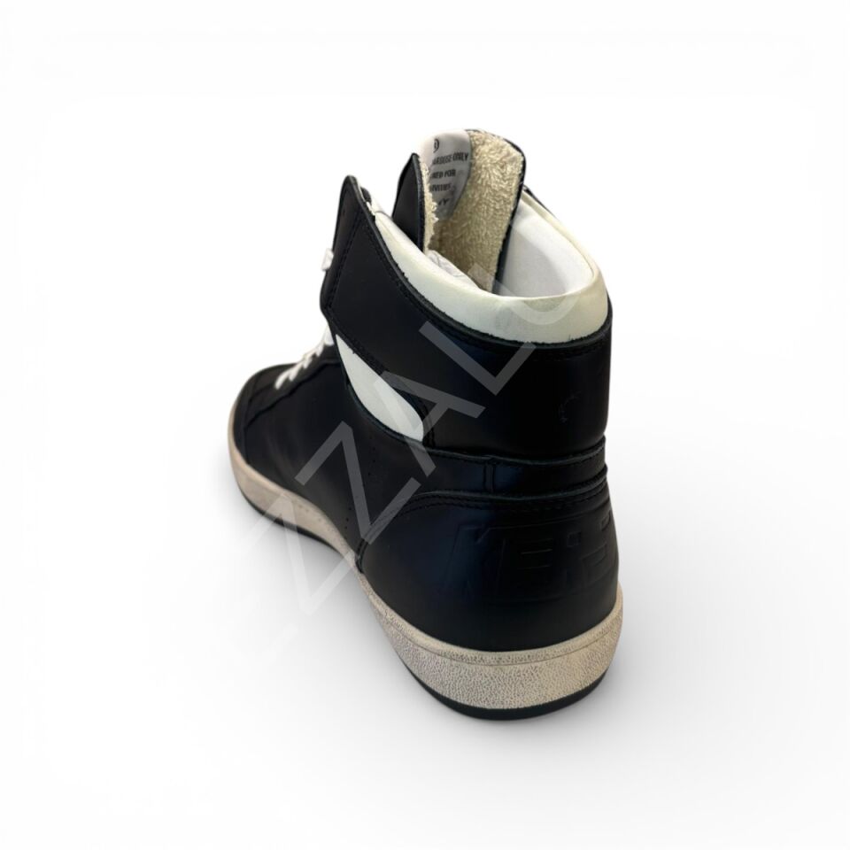 Gg 807 Siyah Boğazlı Beyaz Yıldız Erkek Ayakkabı