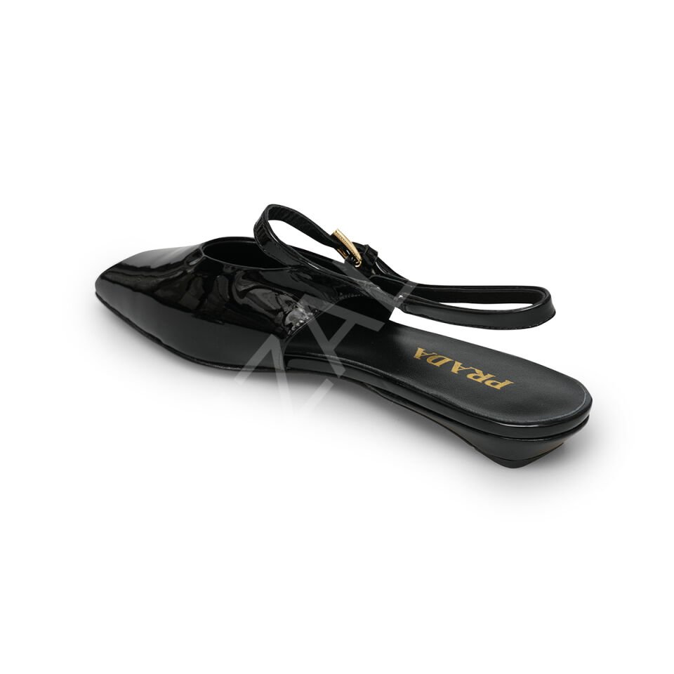 Prada 746 Rugan Slingback Kadın Ayakkabı