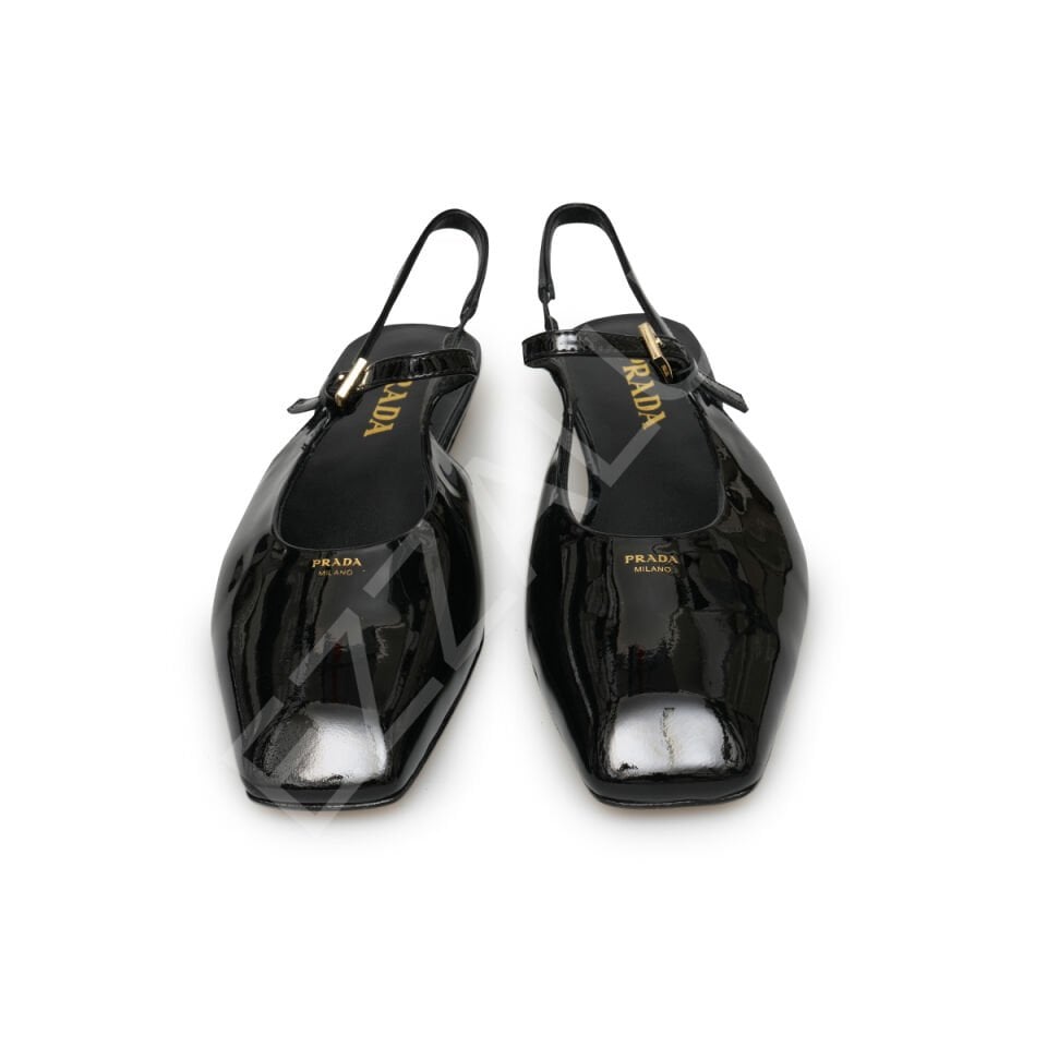 Prada 746 Rugan Slingback Kadın Ayakkabı