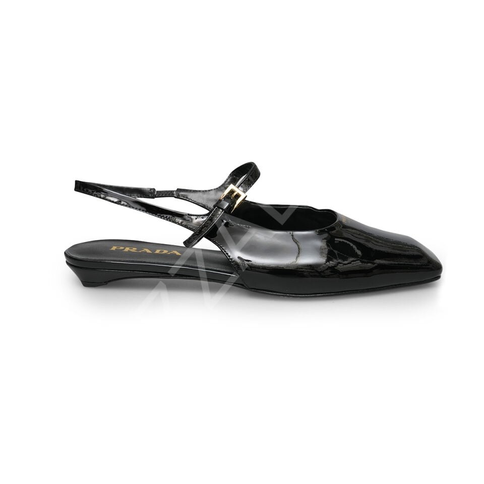 Prada 746 Rugan Slingback Kadın Ayakkabı