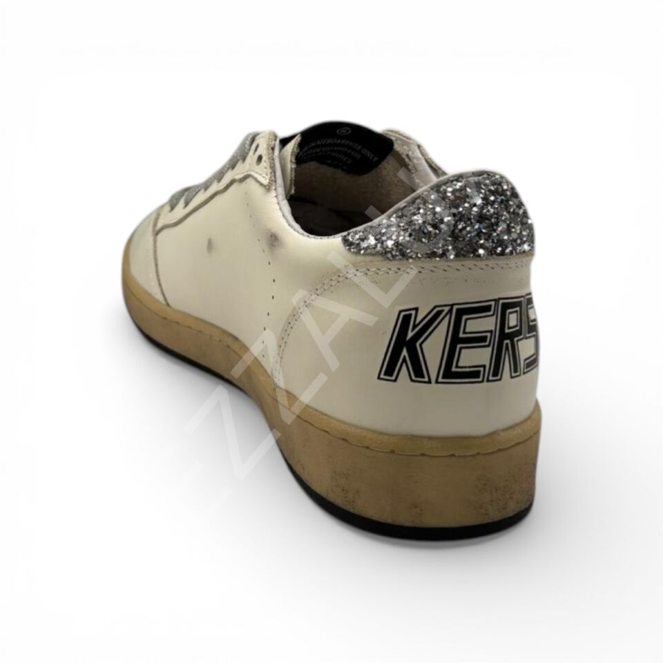 Gg 1067 Silver Arkası Taşlı Silver Kadın Ayakkabı